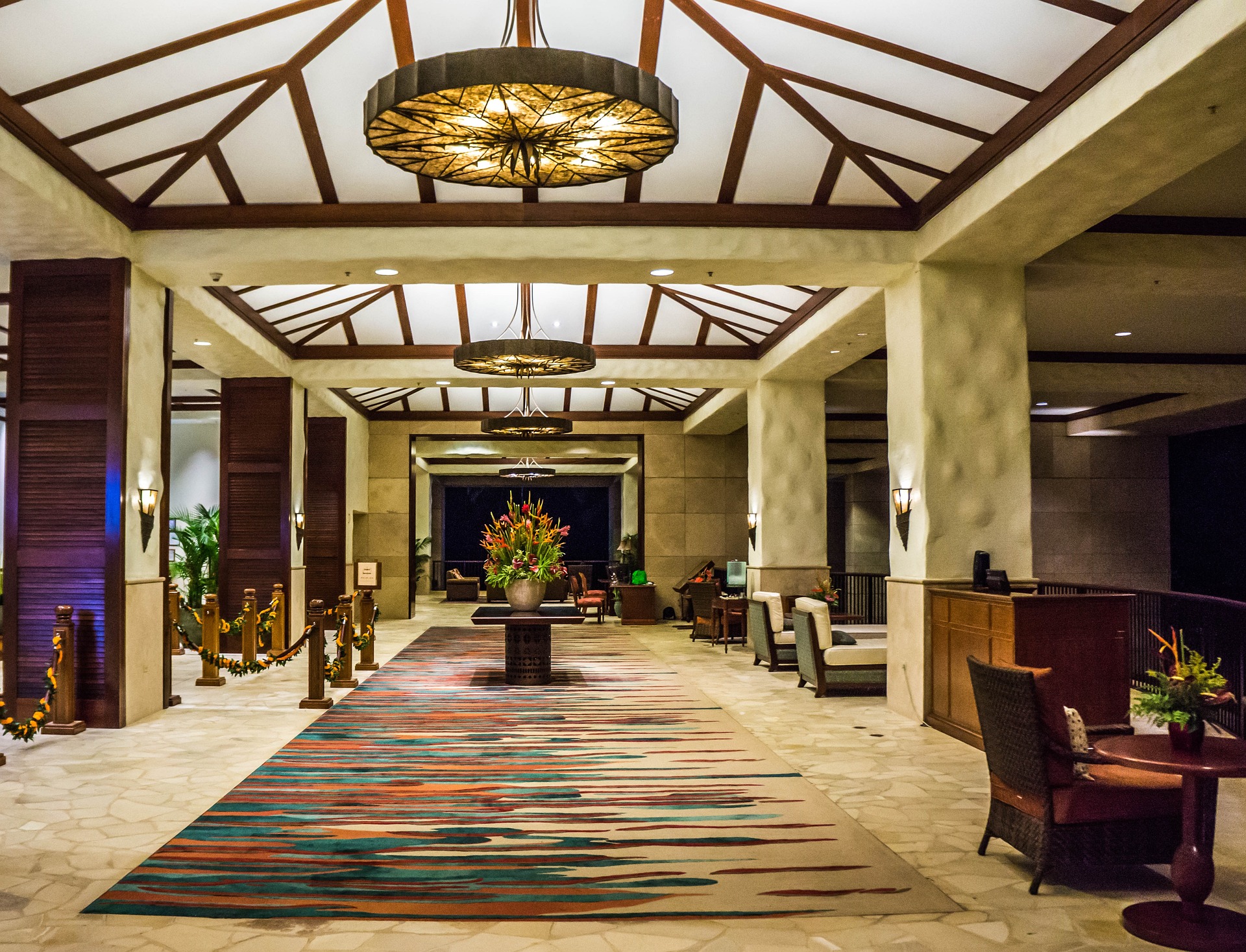 hotel lobby